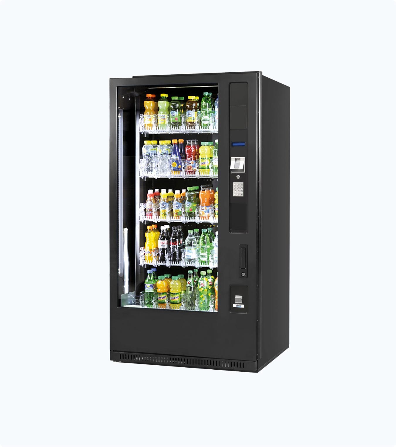 Glass-front cashless drink vending machine available in Australia